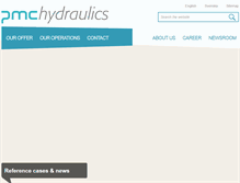 Tablet Screenshot of pmchydraulics.com